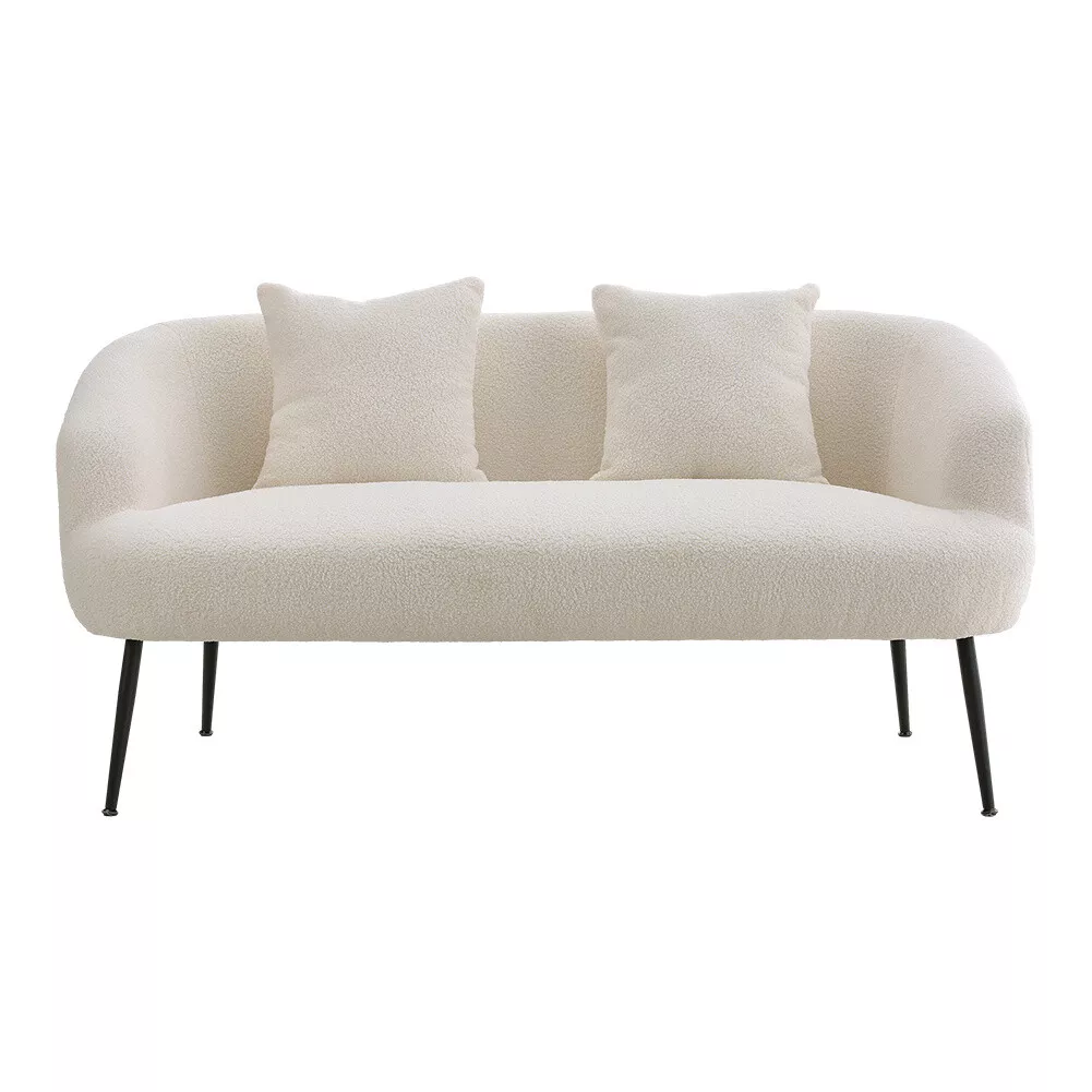 Beige couch 2024 and loveseat