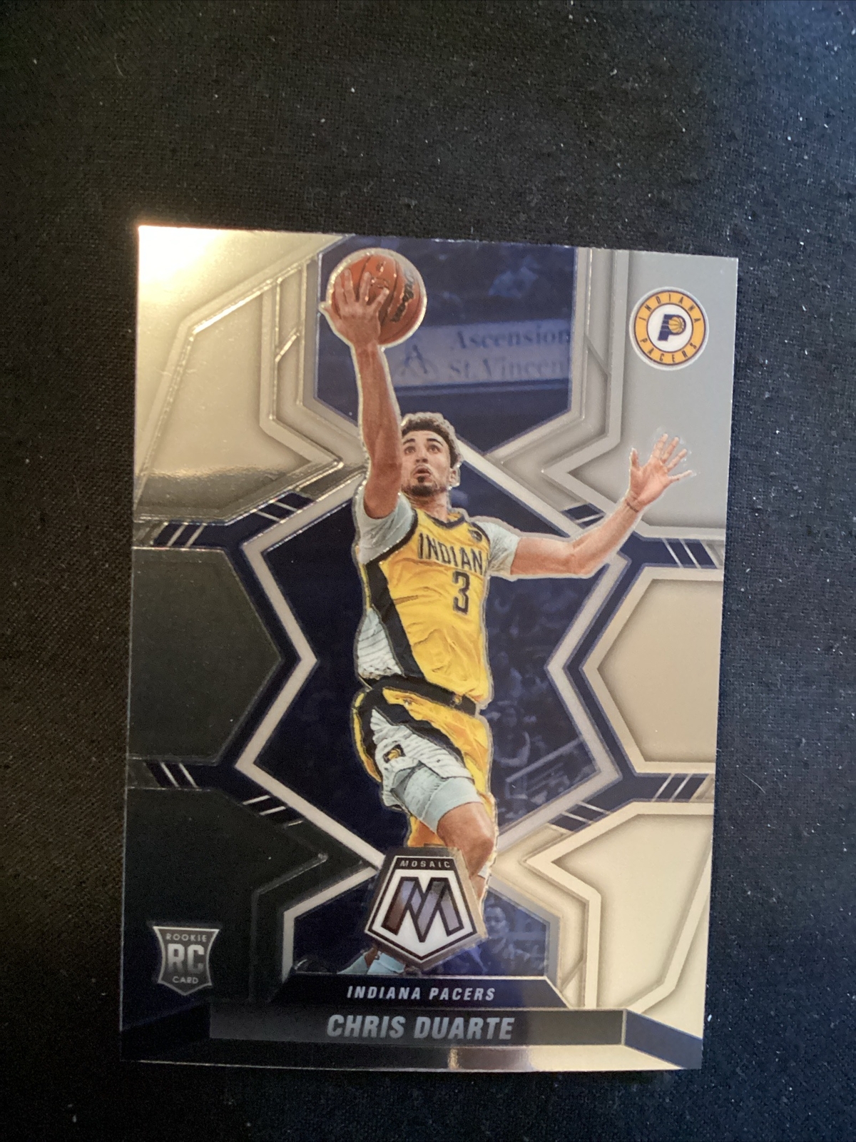2021-22 Mosaic Basketball Chris Duarte #217 Rookie Indiana Pacers. 641