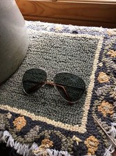 1970's Sunglasses Oversized Sunglasses W/ Color lens Mid Century