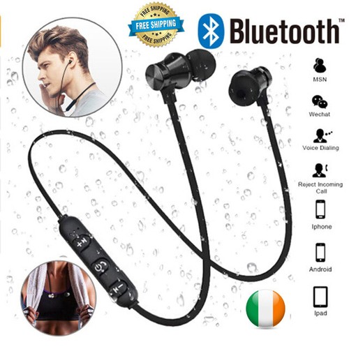 Bluetooth Auricolari Resistenti Al Sudore Cuffie senza Fili | eBay
