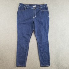 Old Navy Jeans Women's Size 18 Dark Wash High Rise Super Skinny Stretch Waist