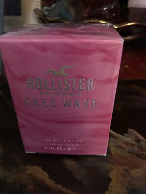 NIB SEALED HOLLISTER CALIFORNIA FREE WAVE EDP FOR HER 3.4 fl oz