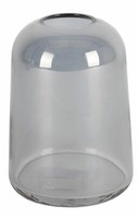Glasvase Grau Blau Blumenvase Kugelvase Dekovase Vase Tischdeko Wohnaccessior