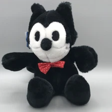 Vintage 1988-89 Felix The Cat Stuffy Plush Red Bow Tie with Applause Tag 7" GUC