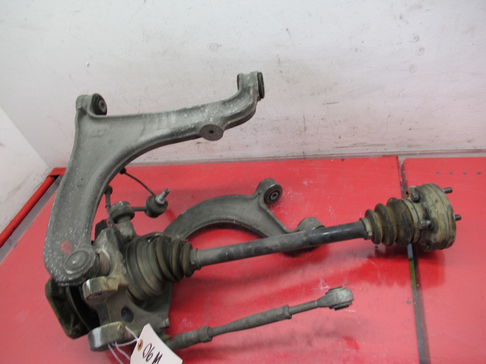 04-08 MASERATI QUATTROPORTE REAR RIGHT SPINDLE ARM AXLE SUSPENSION ASSEMBLY OEM