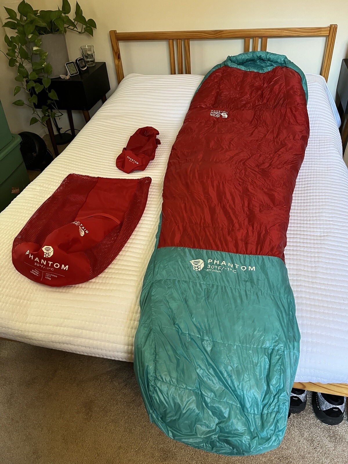 Mountain Hardwear Phantom Sleeping Bag 30F Down Long Left Zip eBay