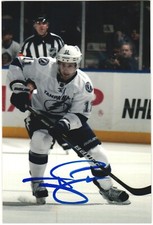 Tom Pyatt Autographed 4x6 Color Photo Tampa Bay Lightning #11 A