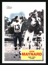 Don Maynard 2009 Topps #FB7 FOOTBALL Card