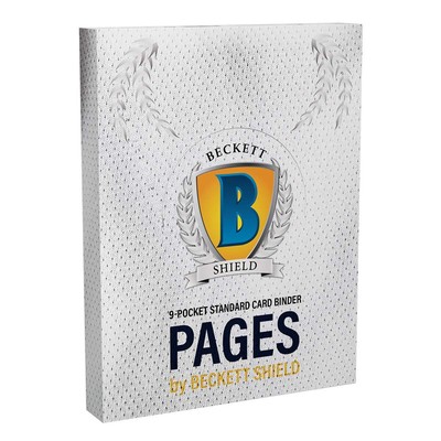 Beckett Shield Standard Size Cards   Standard 9 Pocket Pages   100 Pages - Ca...