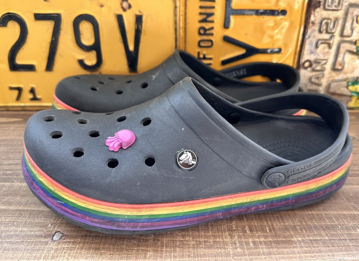 Crocband Light Rainbow Crocs Crocs Clearance Holiday Light Up