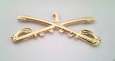 1ST CAVALRY SWORDS LARGE 2-1/4" US ARMY Military Hat Pin P16123