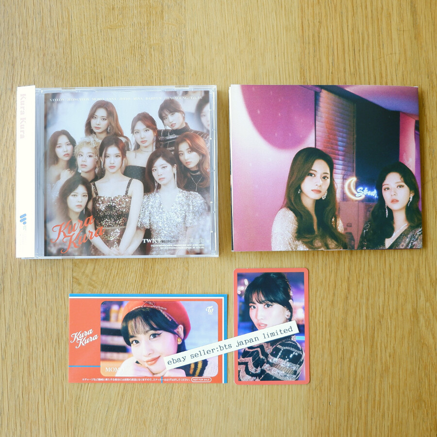 TWICE Kura Kura Momo Official ONCE ver. + IC sticker + Photo card