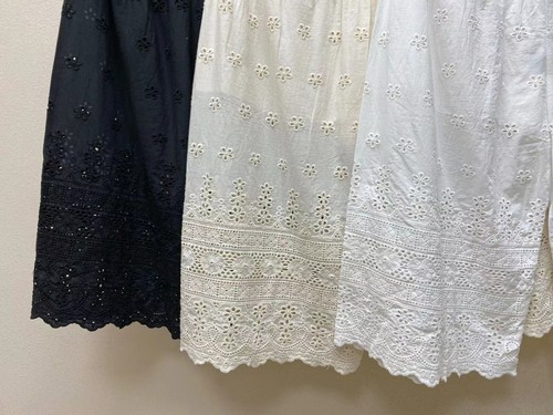 Women Pettipant Half Slip Lace Trim Capri Pants Bloomers Culotte Split Skirts - Bild 11 von 18