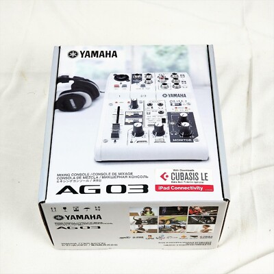 YAMAHA Webcasting Mixer Audio Interface 3 Channel AG03 Music