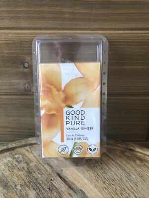 Good Kind Pure Vanilla Ginger Eau De Toilette for Women 1 oz/30ml New Sealed Box