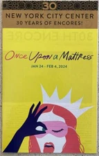 ONCE UPON A MATTRESS Playbill Sutton Foster Michael Urie Cheyenne Jackson 2024