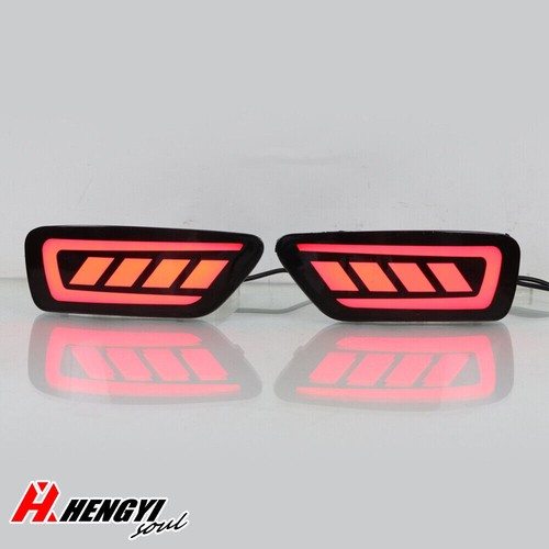 For 2011 - 2021 Jeep Grand Cherokee LED Rear Bumper Fog Lamp Kit Tail Fog Light - Picture 4 of 7