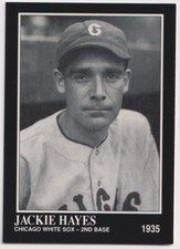 1991 Conlon Collection #71 Jackie Hayes Chicago White Sox