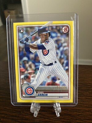 2020 Bowman Yellow /75 Robel Garcia Rookie Card #36 Cubs MLB RC RARE RC