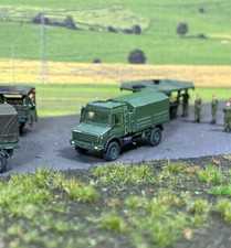 Bundeswehr Unimog U4000 Koffer LKW, Militar, Spur N, 1:160, Unbemalt, Minitanks