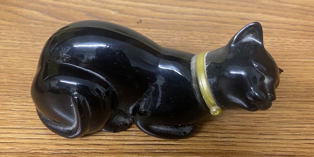 Vintage Avon Black Cat Cotillion Colonge Bottle