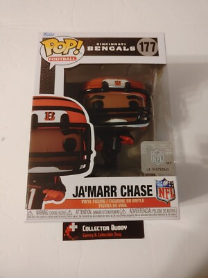 JaMarr Chase Funko Pop! Football 177 Cincinnati Bengals Ja'Marr NFL Pop Vinyl