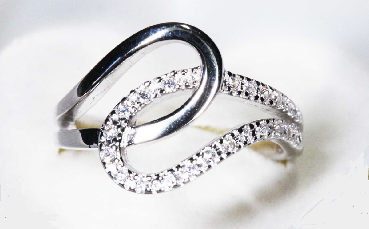 Bague En Argent 925 Et Zircon - Taille 50 - Solitaire - Neuf Sans Emballage