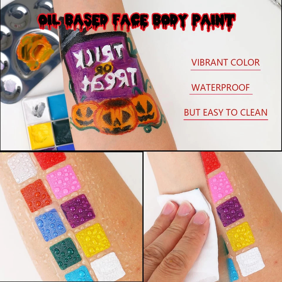 SFX Makeup Kit Special Effects Makeup Kit Halloween Theatrical Set Scar Wax kit - Image 3 of 4