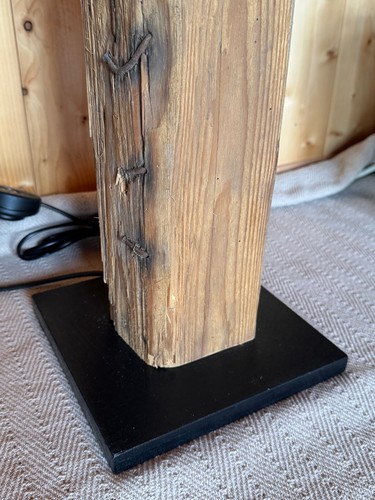 Lampe Stehleuchte Altholz rustikal urig Höhe ca. 150 cm NEU NEU - Bild 5 von 5