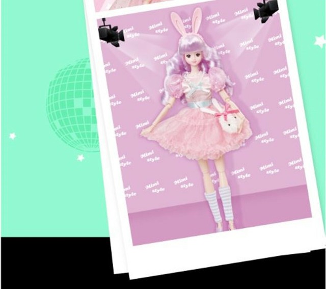 Mimiworld Fashion Ball Jointed Mimi Party Shot Korea Barbie Doll Girls