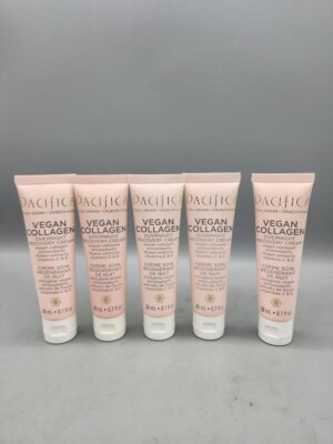 Pacifica Vegan Collagen Overnight Recovery Cream Antioxidants SEALED - LOT OF 5
