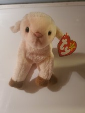  Ty Beanie Baby EWEY THE LAMB, 1998, Rare, Retired, Mint condition 