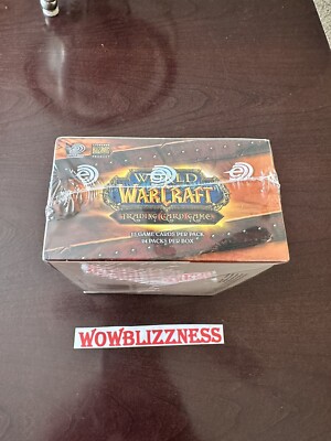 fires of outland booster box World of Warcraft WOW TCG sealed FIRES OF OUTLAND -ENGLISH Box (spectral  tiger?)