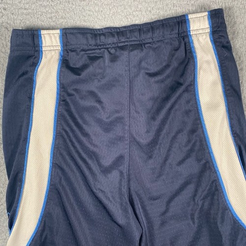 Nike Shorts Unisex Teens Large Blue White Stripe Basketball Athletic Workout - Picture 11 of 12