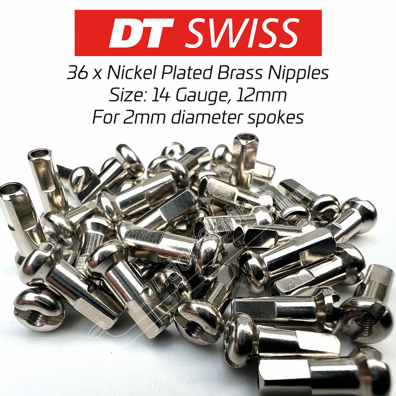 Dt Swiss Spokes DT Swiss 2mm Prolock Pro Head Squorx Brass Nipples