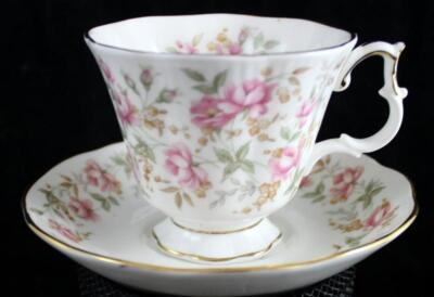 ROSEロイヤル Royal Albert Rose Chintz Series Cup and Saucer Set Pink Brocade