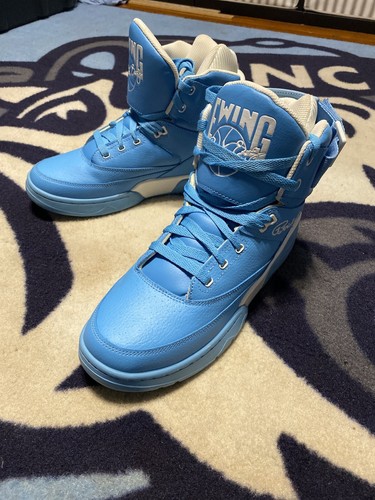 patrick ewing blue shoes