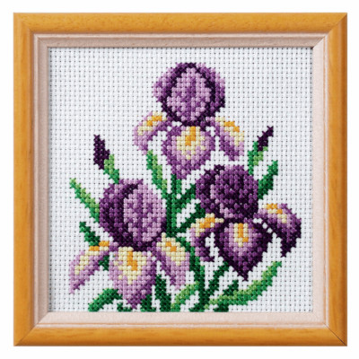Orchidea Cross Stitch Kit: Iris