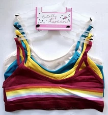 Totally Tween Girl S , 4 Pack Girls Seamless Bra  NWT, Girls Training Bra,