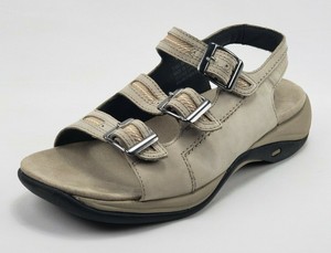three buckle sandals