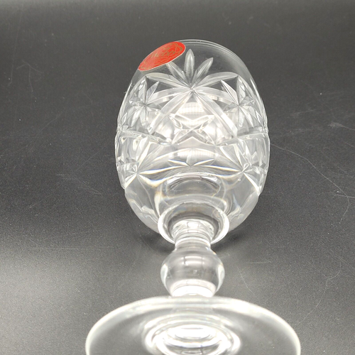 Webb Continental Hand Cut Set of 6 Port Small Wine Crystal Glasses Boxed 13.5cm - Picture 14 of 15
