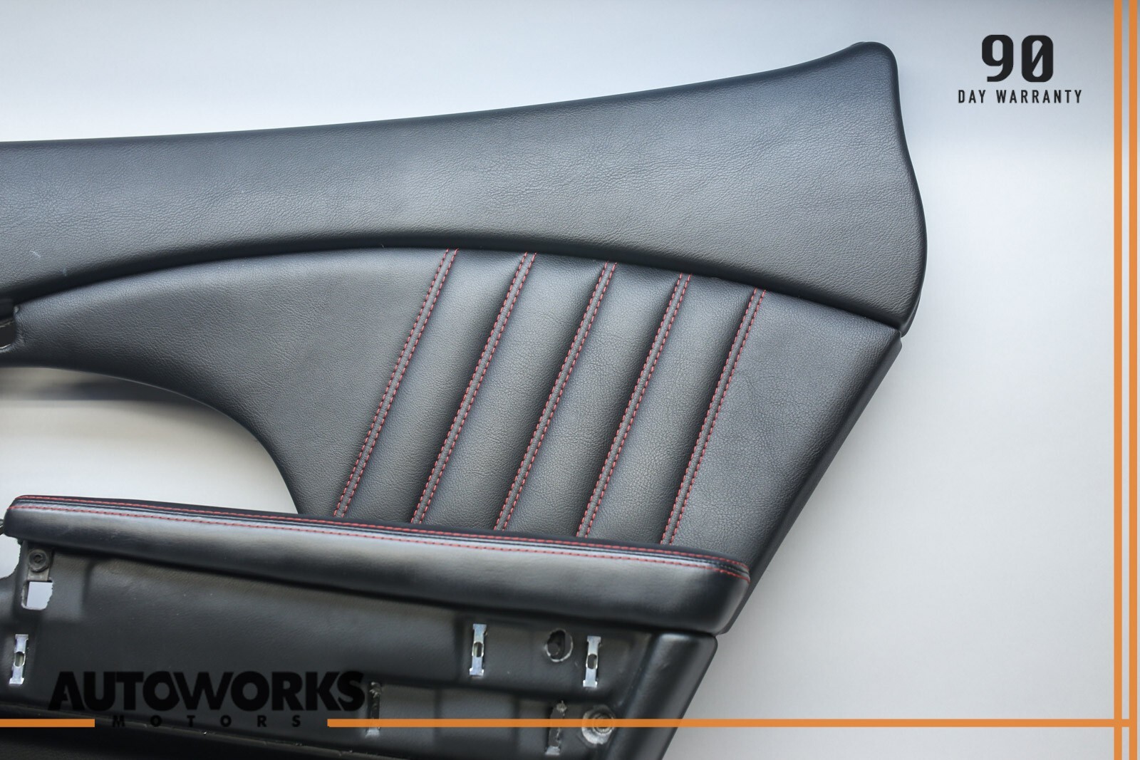 04-08 Maserati Quattroporte M139 Rear Right Side Interior Door Panel Black OEM