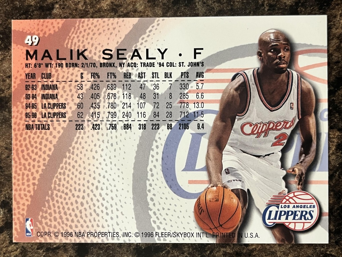 Malik Sealy 1996-97 Fleer #49