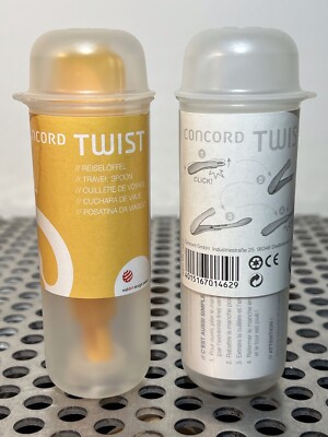 2 Reise-Löffel CONCORD Reisebesteck Löffel Twist 4015167014629 Neu & unbenutzt!