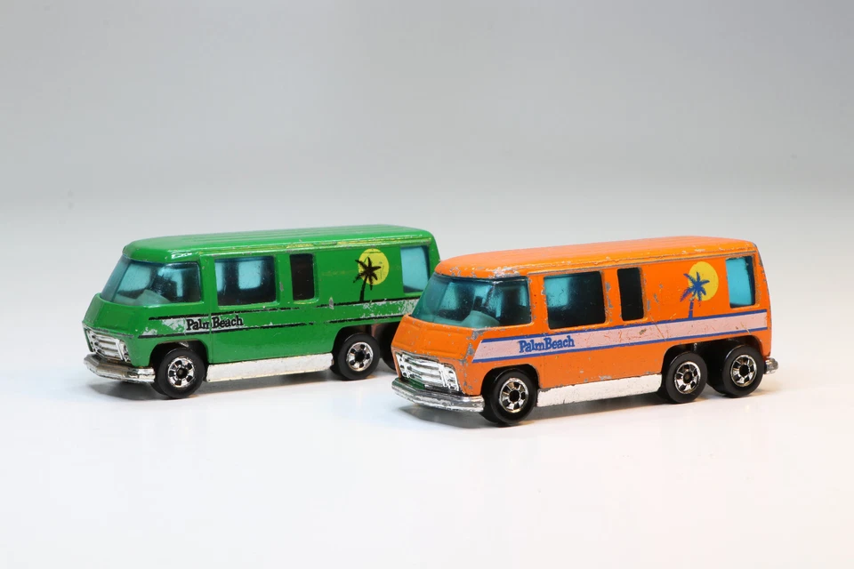 Autocaravana GMG de colección Hot Wheels Palm Beach Furgonetas diecast Hong Kong 1976 rara Foto 3 de 4
