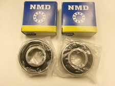 2 NMD 6204-2RS EMQ RUBBER SEAL EMQ C3 BEARINGS 20X47X14 mm