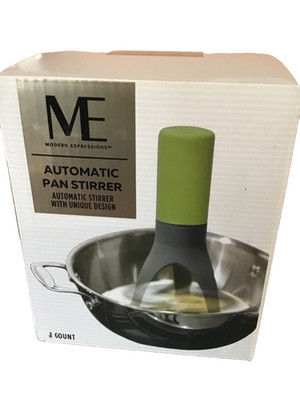 STIR MODERN EXPRESSIONS AUTOMATIC PAN POT STIRRER 3 SPEEDS NYLON LEGS NEW IN BOX