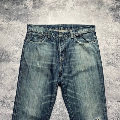 Denim & Supply Ralph Lauren Slouch Distressed Denim Jeans Men's