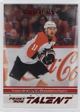 2024-25 Upper Deck Credentials Front Row Talent Red 129/149 Travis Konecny 1lc1
