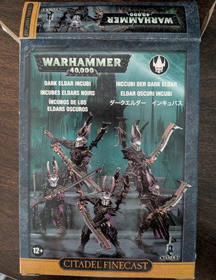 Warhammer 40K Incubi (5 Models)   Citadel Finecast   Sealed Inner Pack